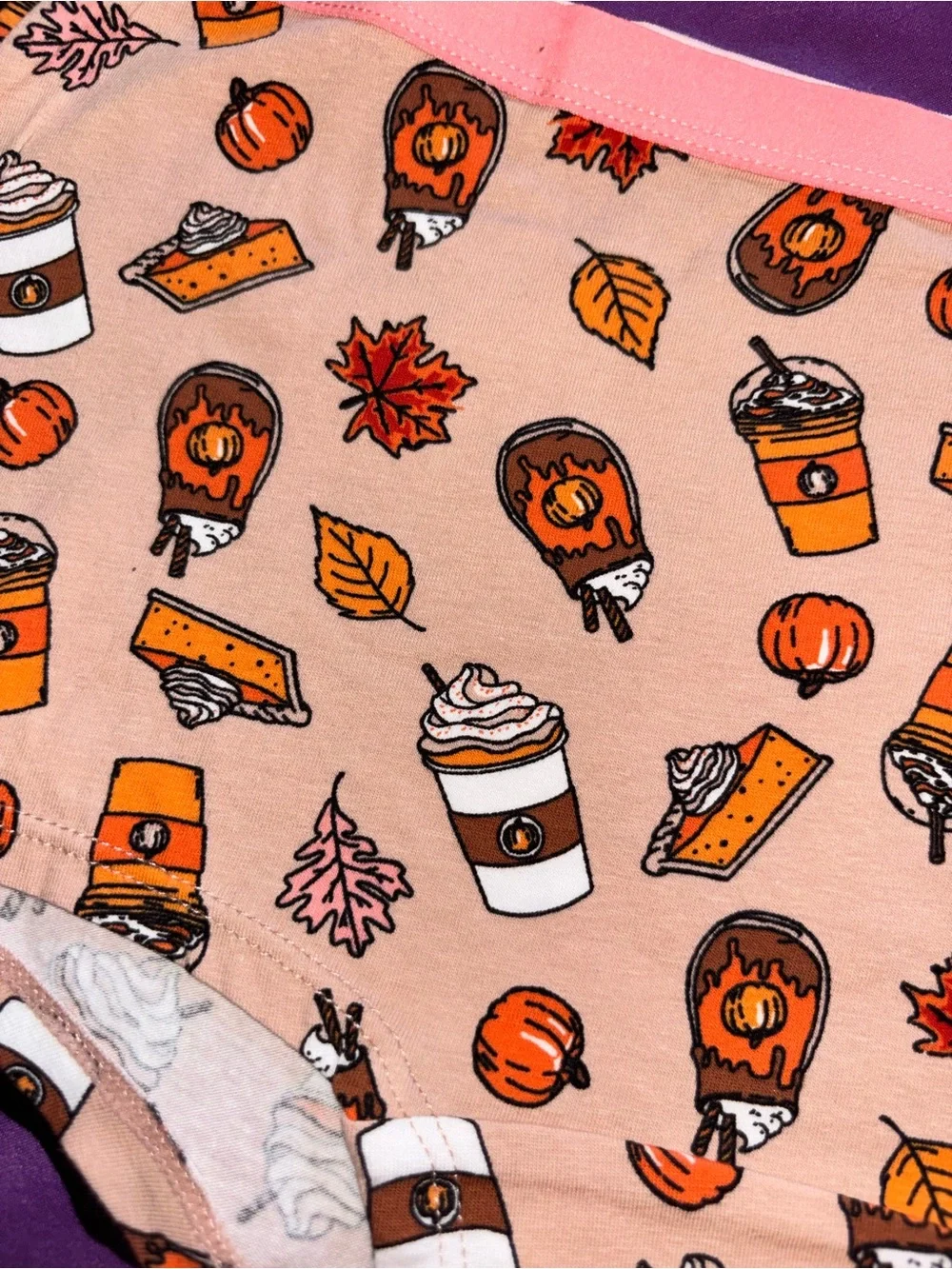 Cotton Boyshorts With Fall Print Designs- 3 Pack